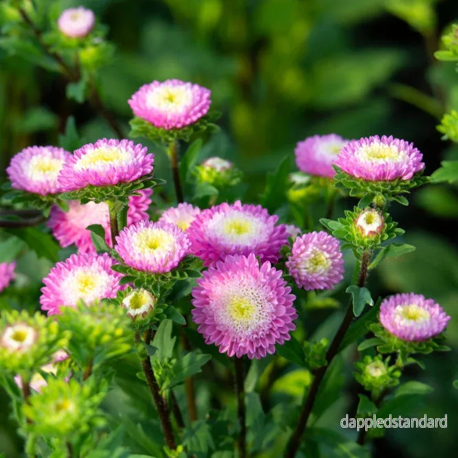 Sommaraster ´Matsumoto Pink Tipped White´