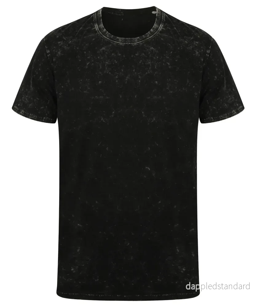 Unisex tvättad band T-shirt – Distressed Look - Bild 2