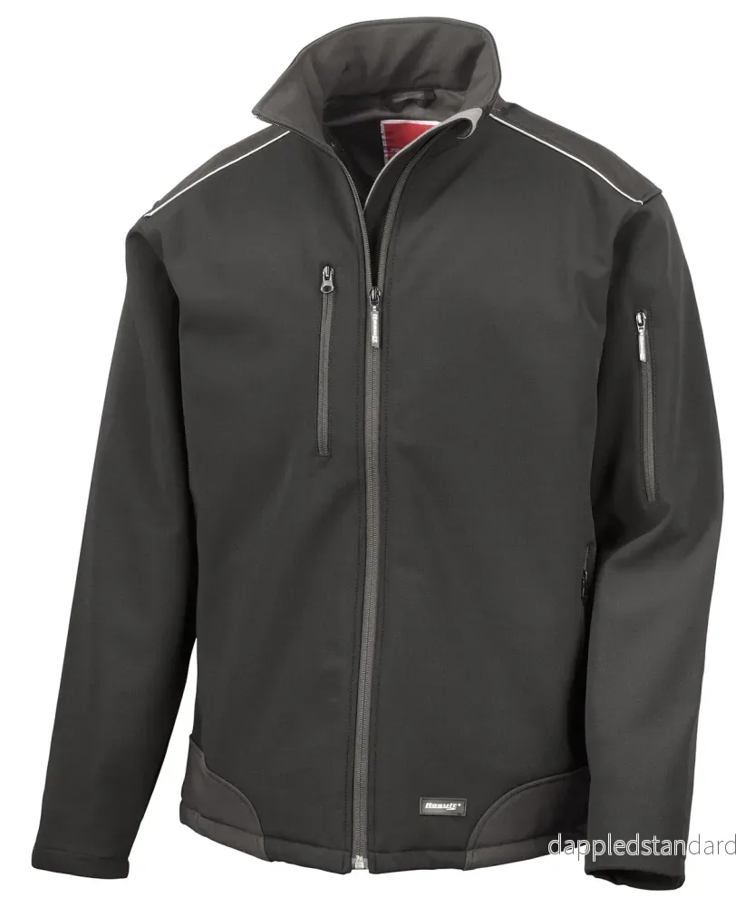 Ripstop softshell jacka för arbetskläder - Bild 2