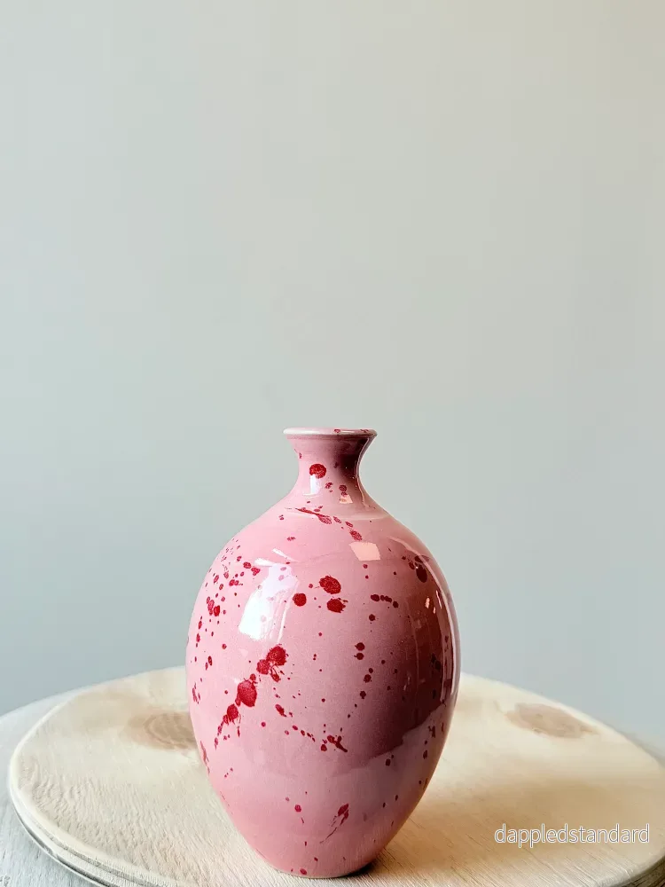 Rosa liten med rött Rosa liten med rött