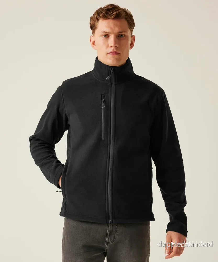 Honestly Made återvunnen fleece med hel dragkedja