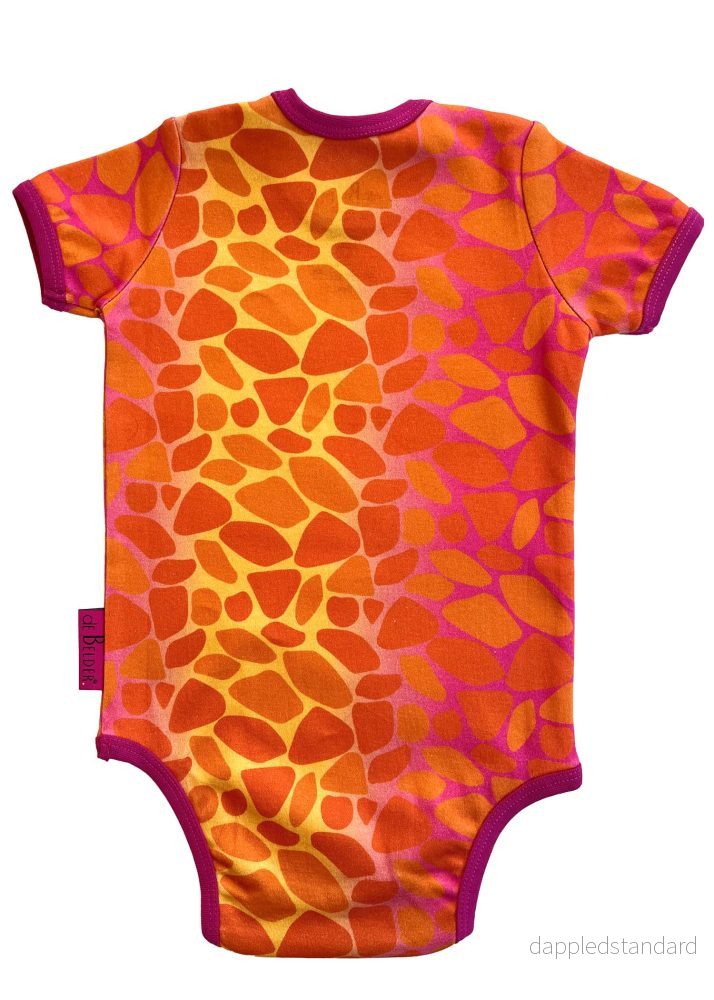KORTÄRMAD BABY BODY APOLLO FUSHSIA - Bild 2