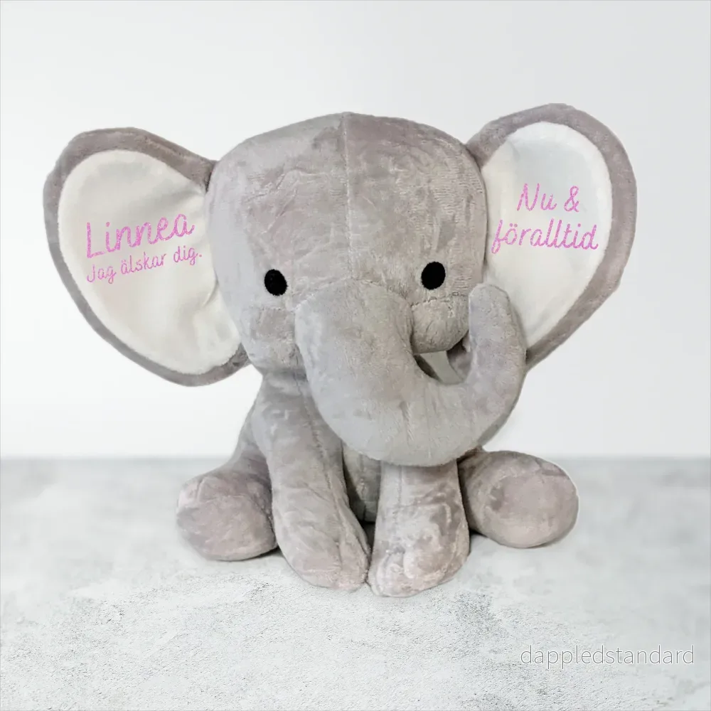 Elefant Gosedjur | Valfri Text | Namn - Bild 3