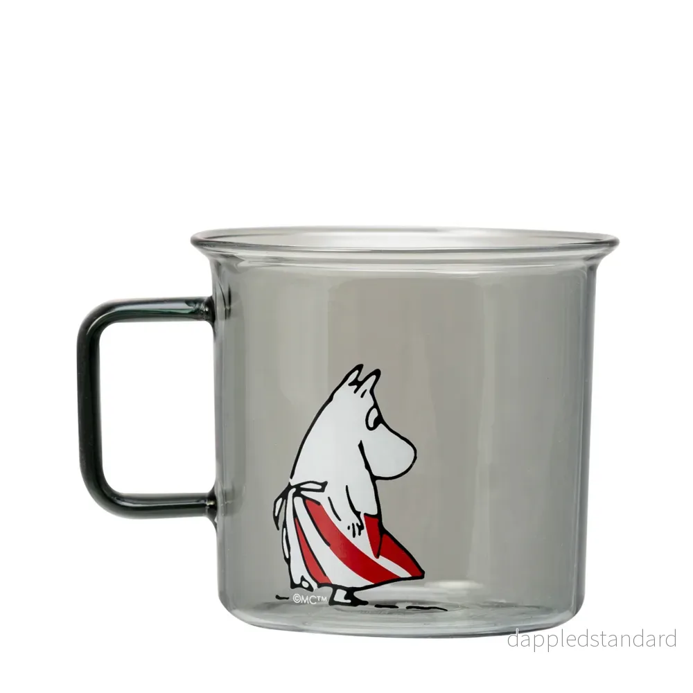Moomin Glass Mug 3,5dl – Moominmamma Moomin Glass Mug 3,5dl – Moominmamma