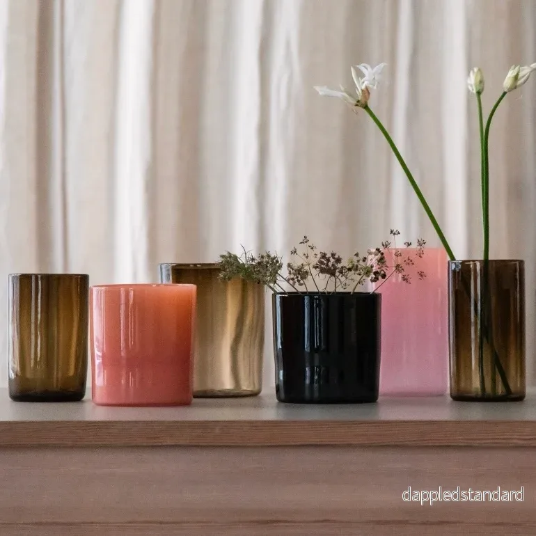 Vas, munblåst glas, vid - Bild 3