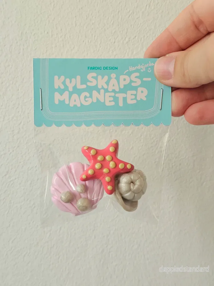 (PRE-ORDER) Kylskåpsmagneter – Pinky Tropical