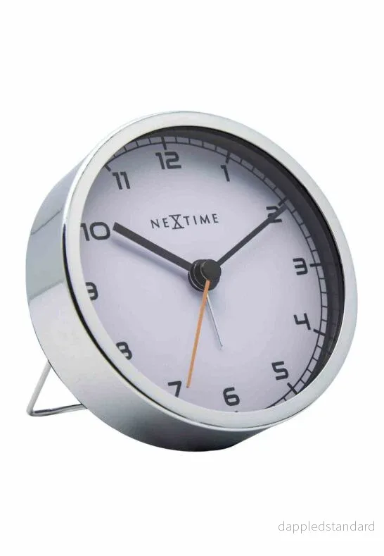 Company Alarm Väckarklocka 9 cm Vit/Metall