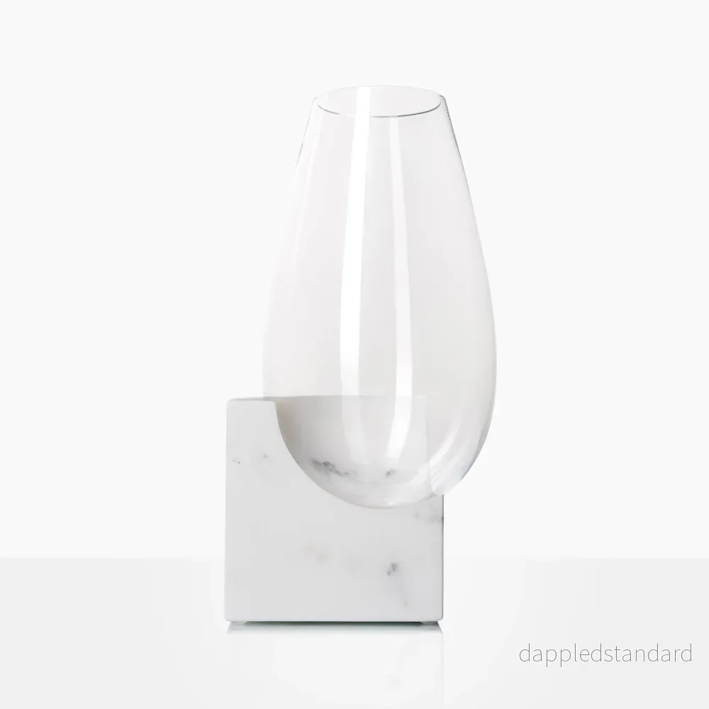 CLIFFHANGER VASE - CALACATTA CARRARA MARBLE