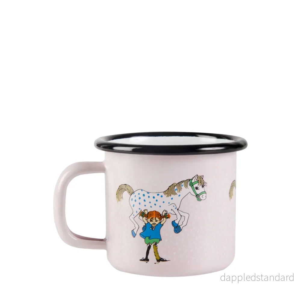 Enamel Mug 15 CL, Pippi and the Horse - Bild 2