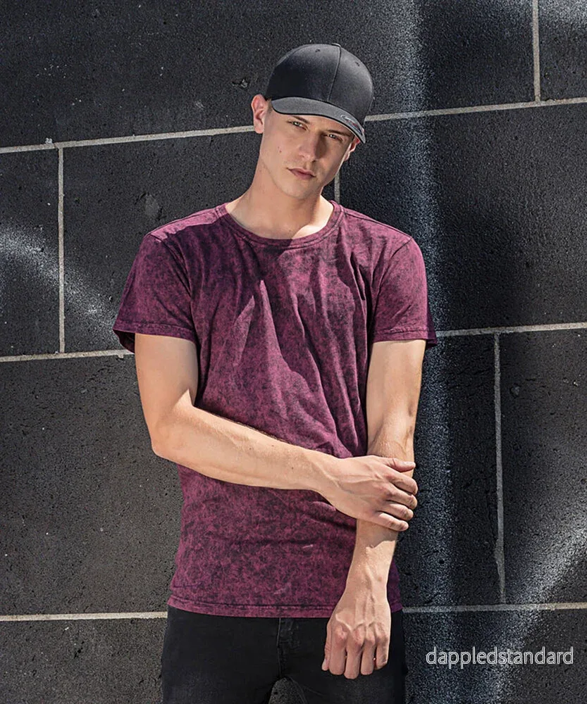 BUILD YOUR BRAND Acid washed tee BY070 BUILD YOUR BRAND Acid washed tee BY070