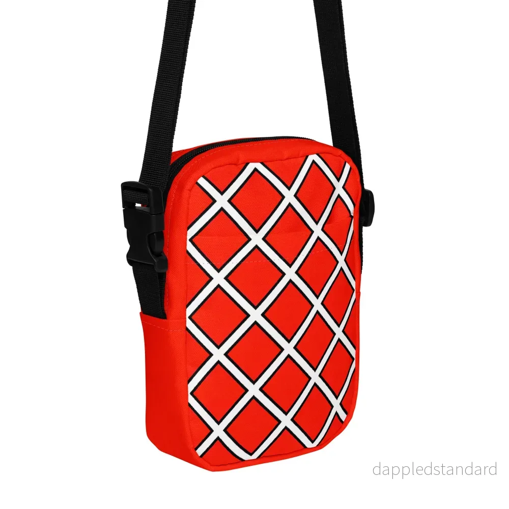 Crossbody Väska Piet Ruta röd