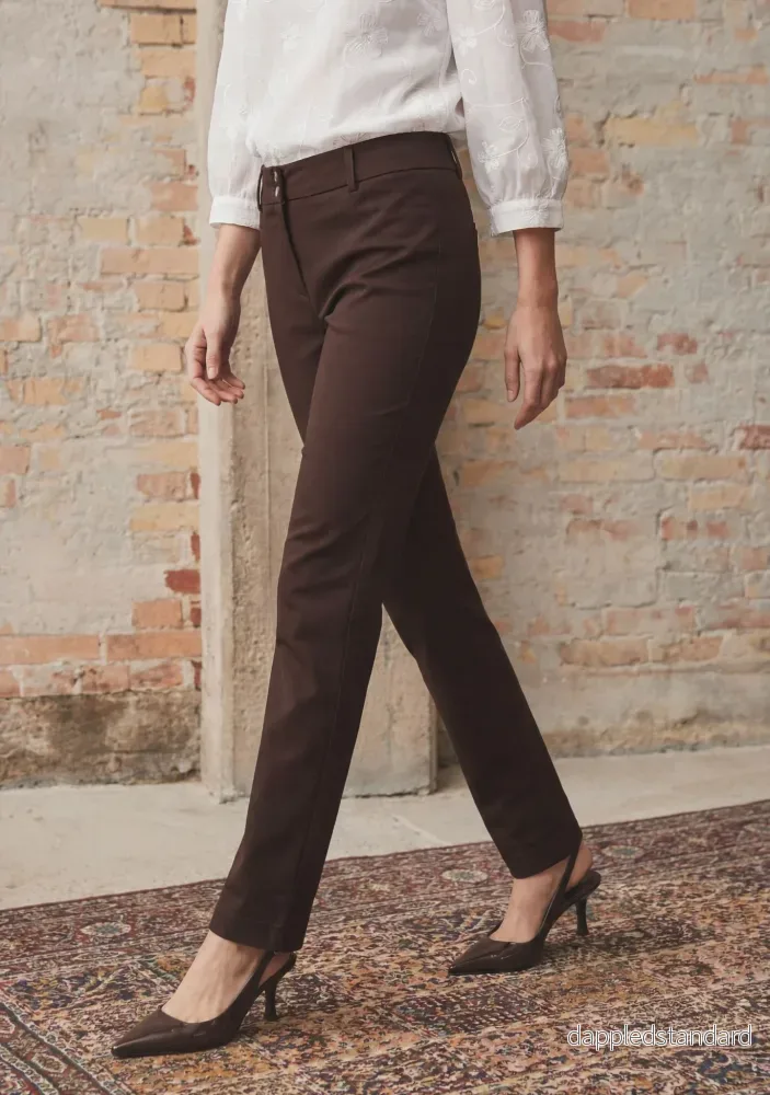 Isay chinos long brun - Bild 2