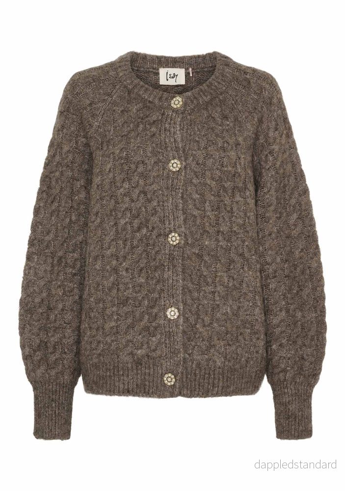 Isay kabelstickad cardigan anna - Bild 3