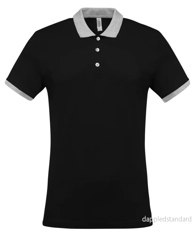 Bicolour Piqué Polo