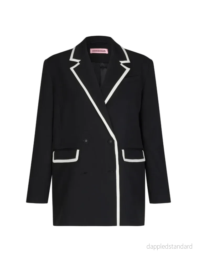 Svart Oversized Falippa Custommade Blazer - Bild 3