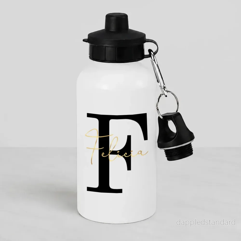 Vattenflaska | Bokstav & text Vattenflaska | Bokstav & text
