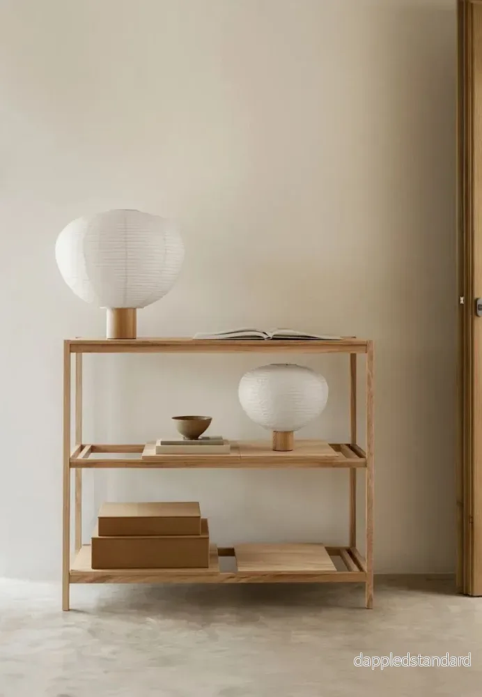 KAMI Table Lamp H 46 cm, Ø 460 cm Oak - Bild 2