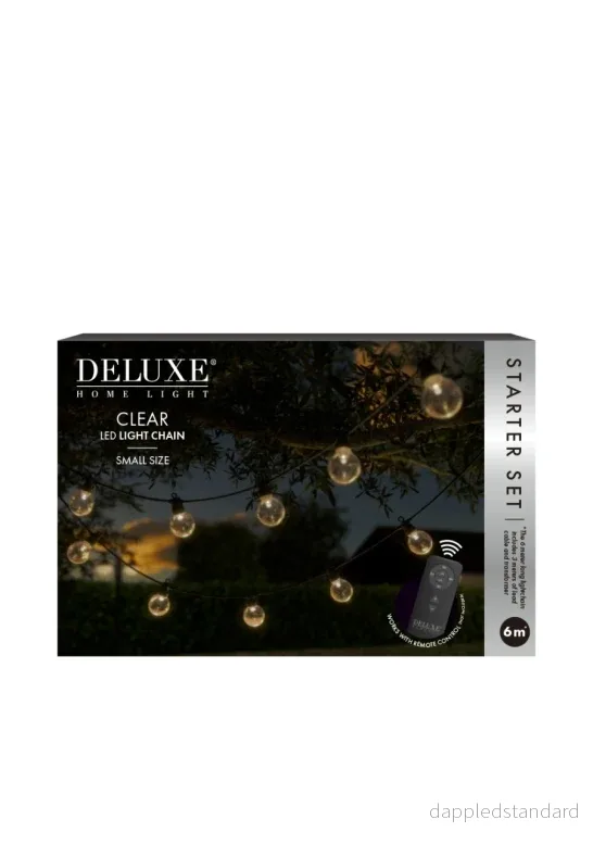 LED Ljusslinga Clear Starter Set Small 6 m