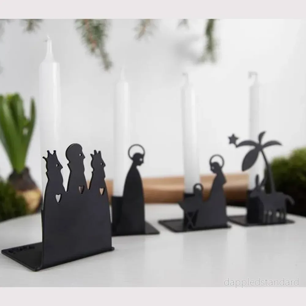 Advent Candle Holder – Crib – Small Advent Candle Holder – Crib – Small
