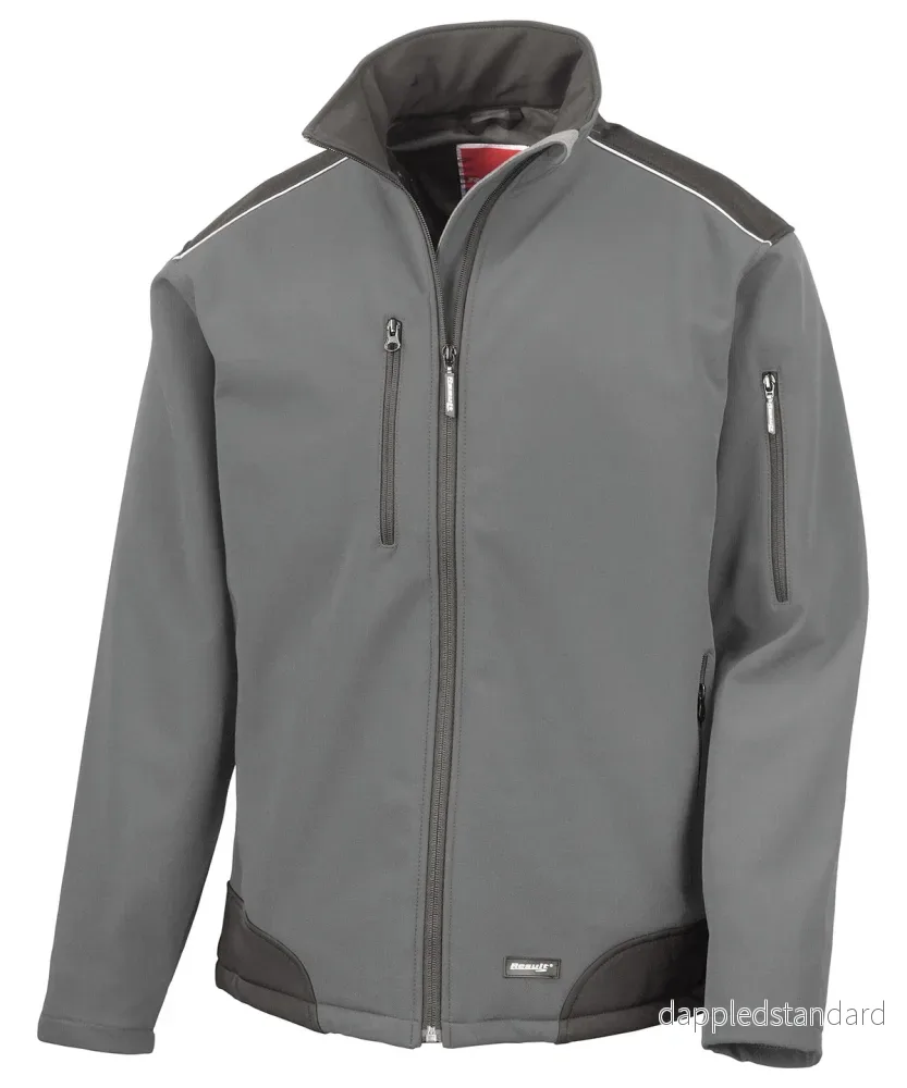Ripstop softshell jacka för arbetskläder - Bild 3