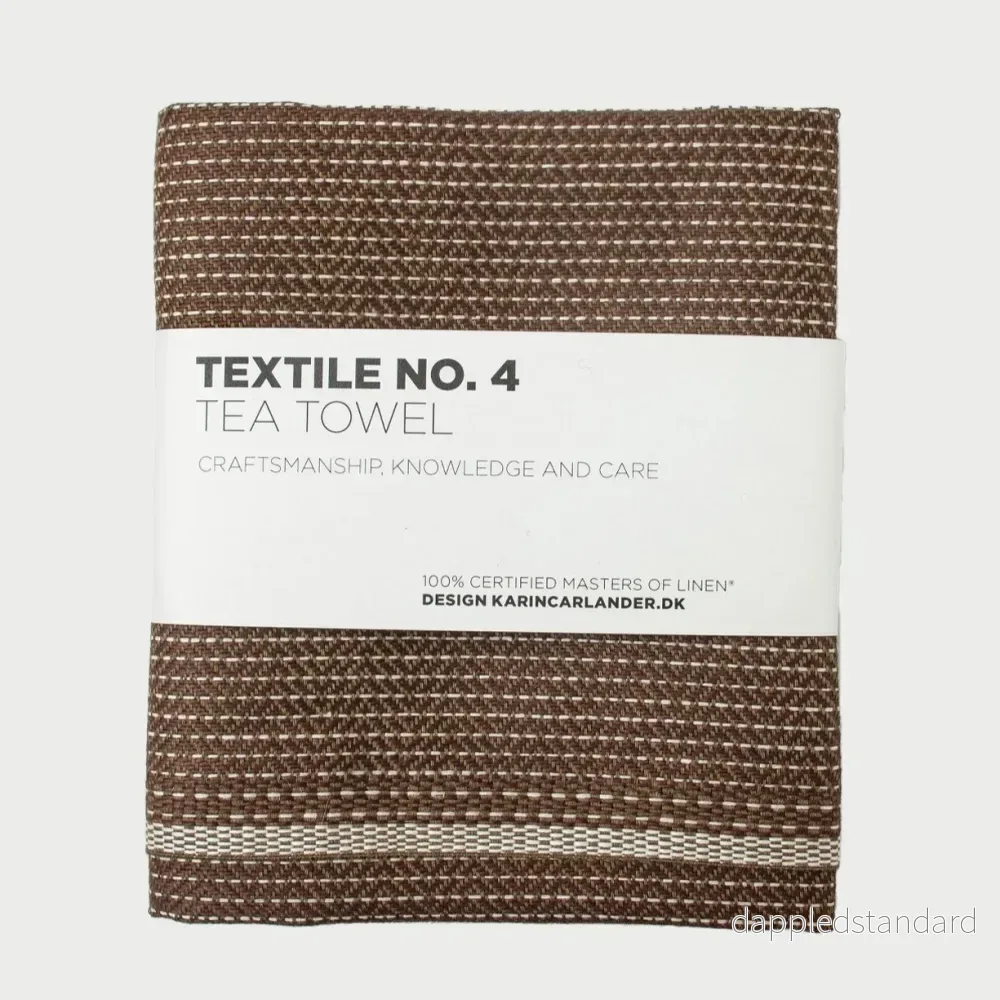 Handduk Textile No 4, Chestnut