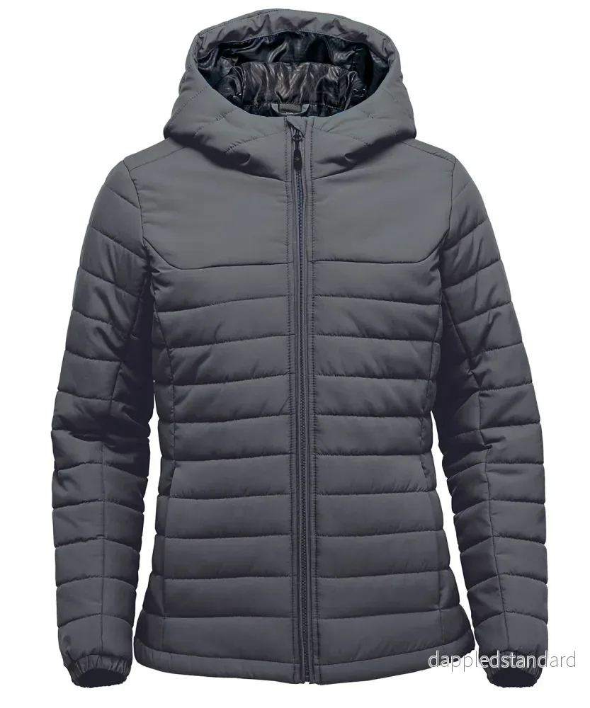 Dam Nautilus quiltad jacka med huva - Bild 3