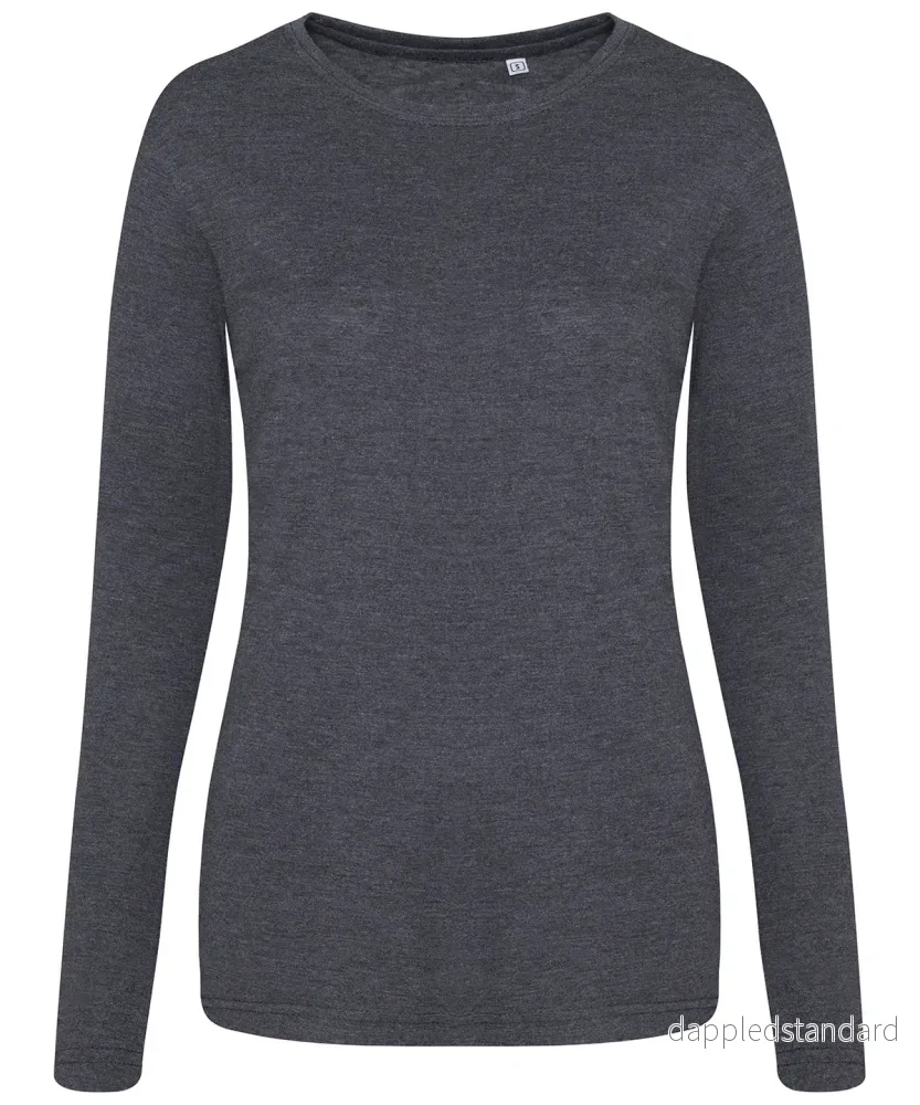 Ladies Long Sleeve Triblend T - Bild 2