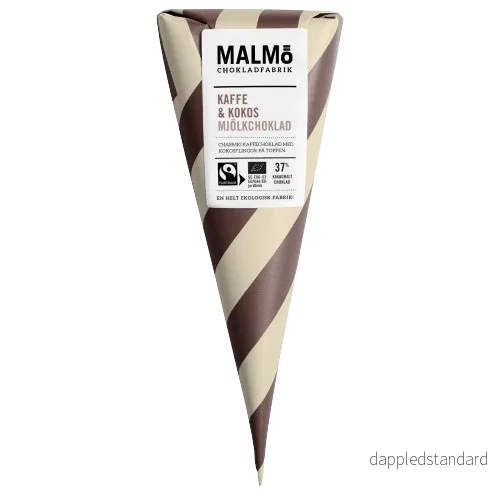 Malmö Chokladfabrik KAFFE & KOKOS 37% CHOKLADSTRUT Malmö Chokladfabrik KAFFE & KOKOS 37% CHOKLADSTRUT