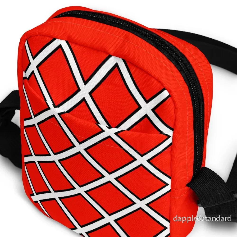 Crossbody Väska Piet Ruta röd - Bild 2