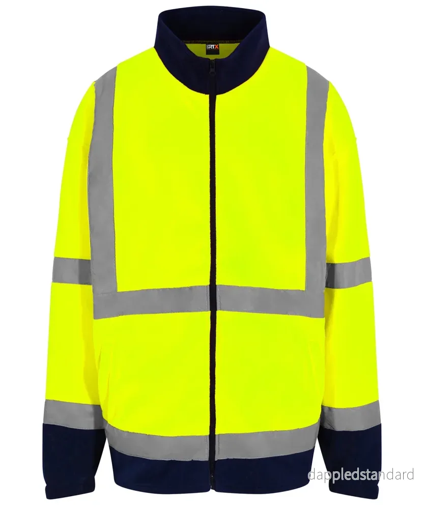 Fleece med full dragkedja och hög synlighet - Bild 3