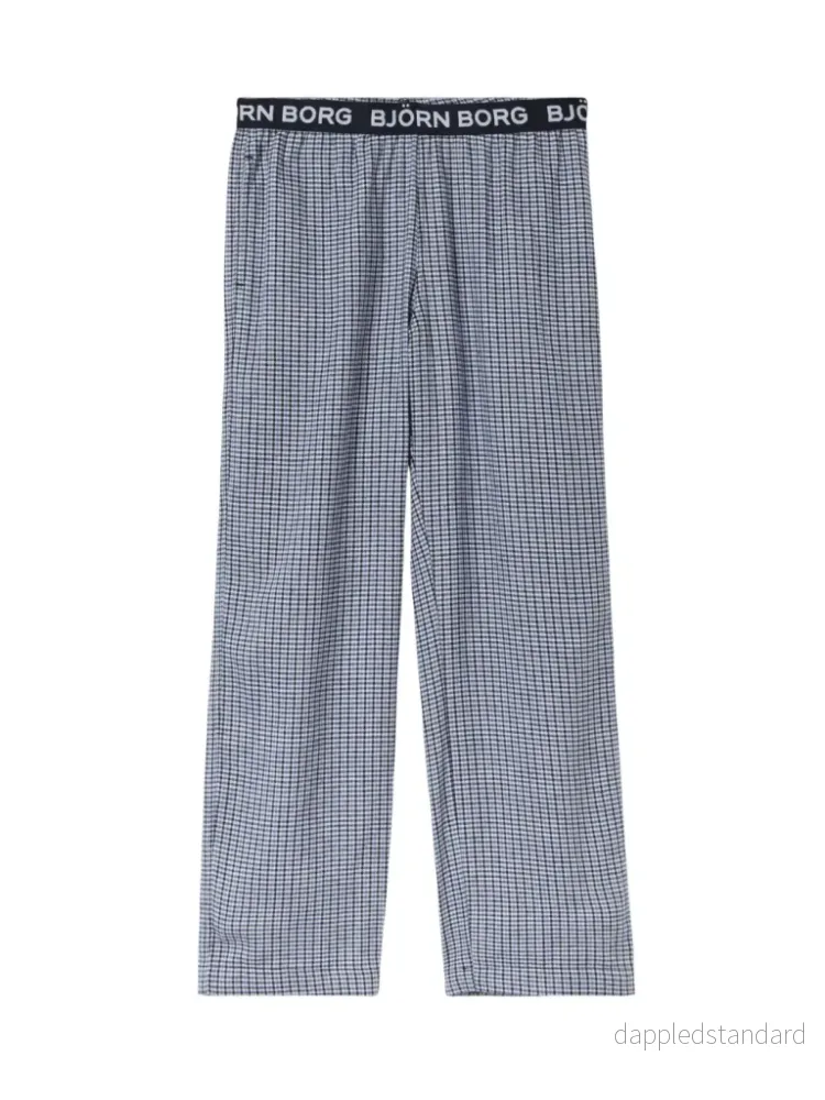 Björn Borg Lyseblå Pyjamas Bukser Til Børn Björn Borg Lyseblå Pyjamas Bukser Til Børn