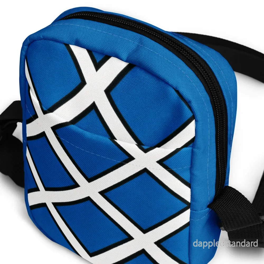 Crossbody Väska Piet Ruta blå - Bild 3