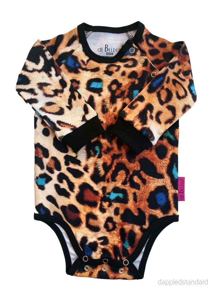 LÅNGÄRMAD LEOPARD VS TIGER BABY BODY