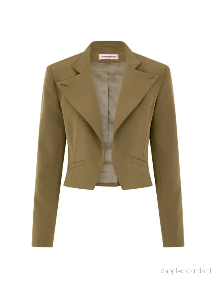 Khaki Short Florence Custommade Blazer Khaki Short Florence Custommade Blazer