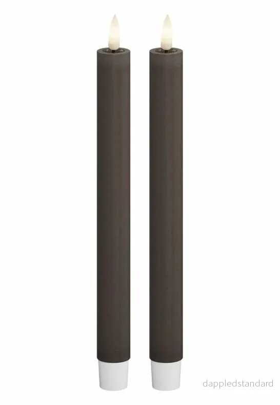 LED Kronljus 2,2x24 cm Mocca 2-pack