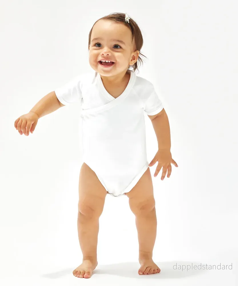 Baby ekologisk kimono bodysuit Baby ekologisk kimono bodysuit