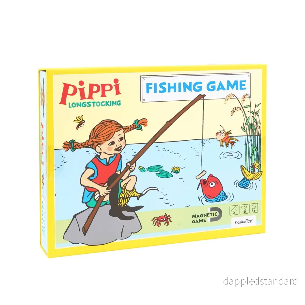 Magnetiskt Fiskespel för Barn – Pippi Långstrump
