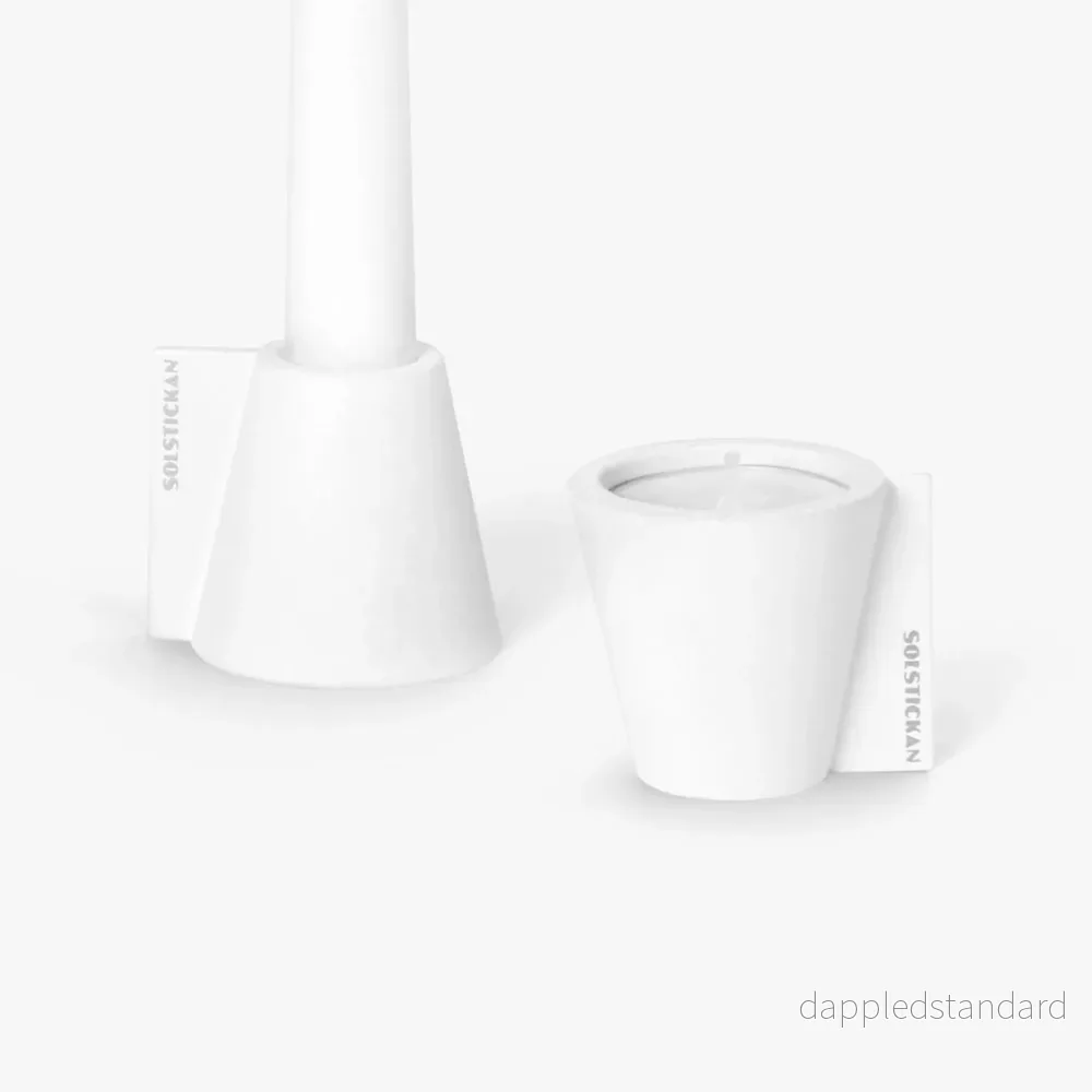 Flipp Candle Holder White Flipp Candle Holder White