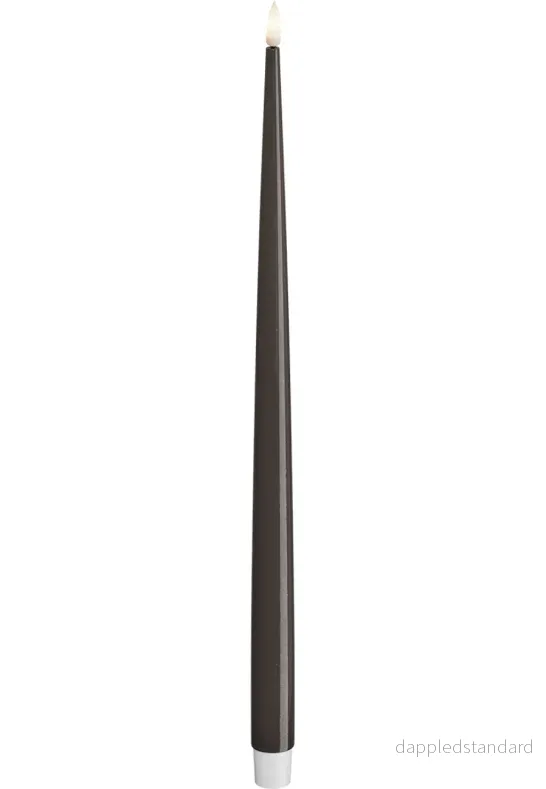 LED Kronljus Shiny 2,2x38 cm Mocca 2-pack