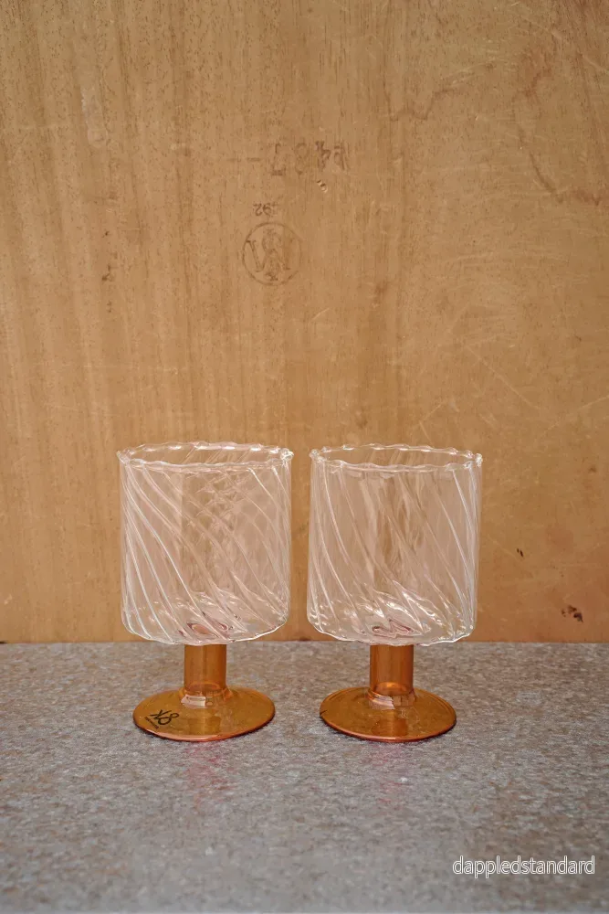 Twirl Glas Orange, 2-pack
