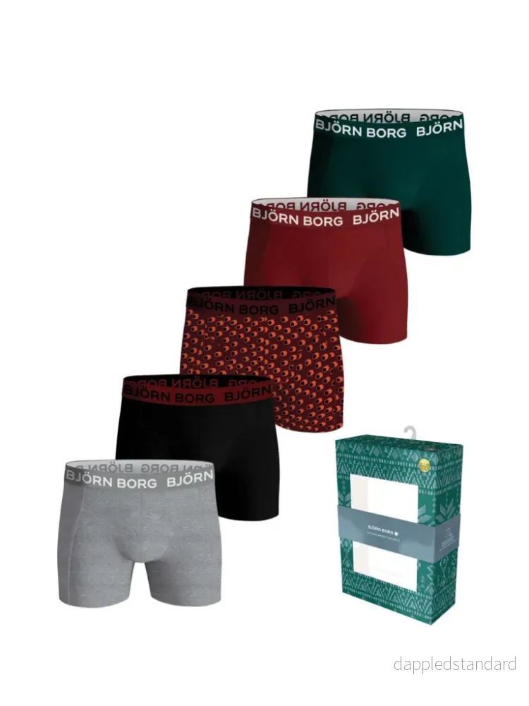 Björn Borg 5-pack Drenge Boxershorts Multifarvet Björn Borg 5-pack Drenge Boxershorts Multifarvet