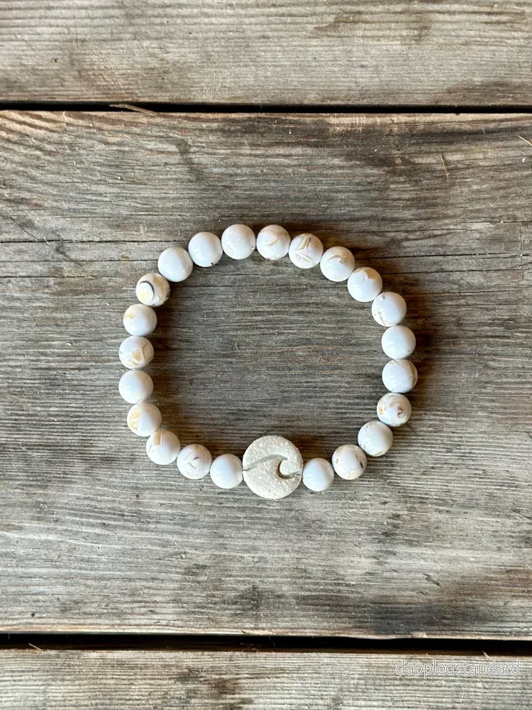 Armband Howlit och keramik - Bild 2