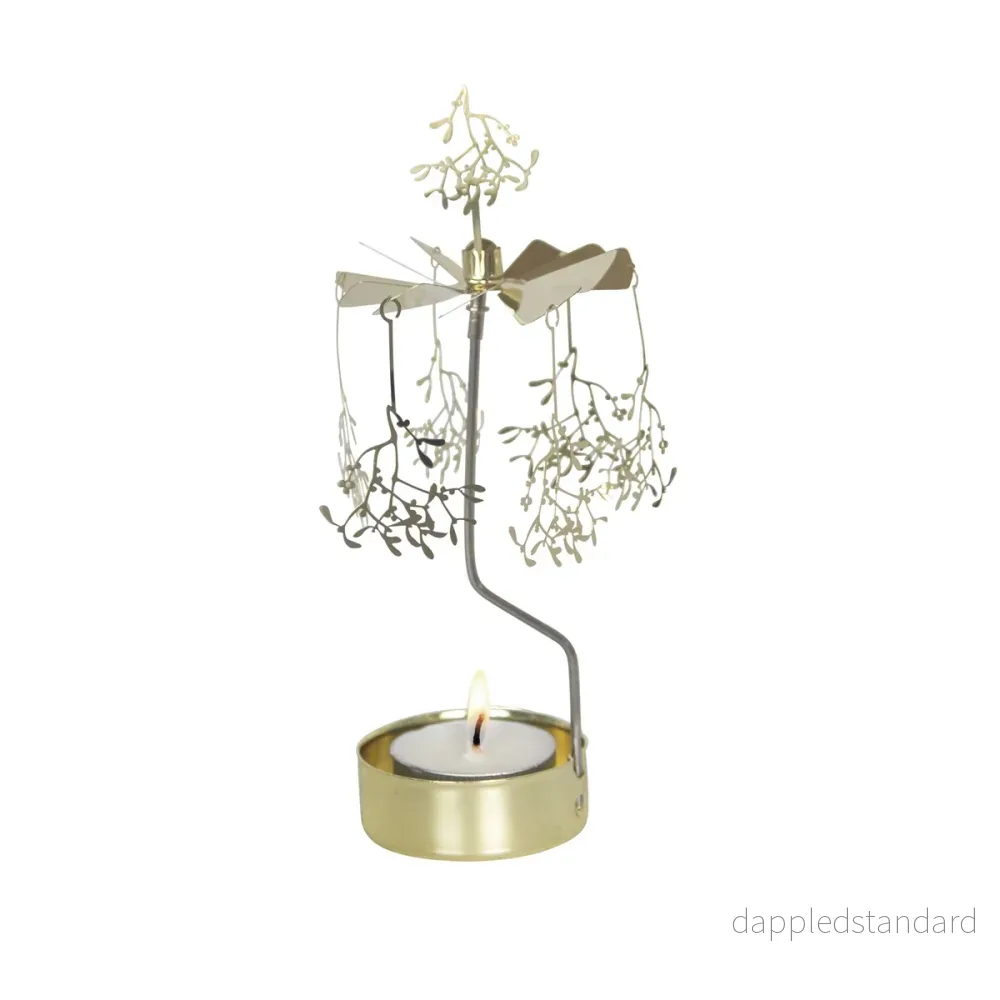 Rotary Candle Holder Mistletoe