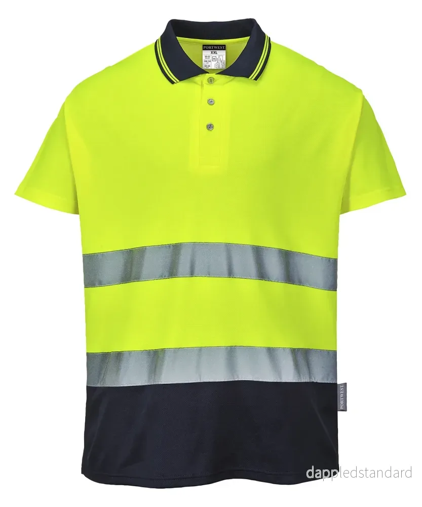 Two Tone Cotton Comfort Polo