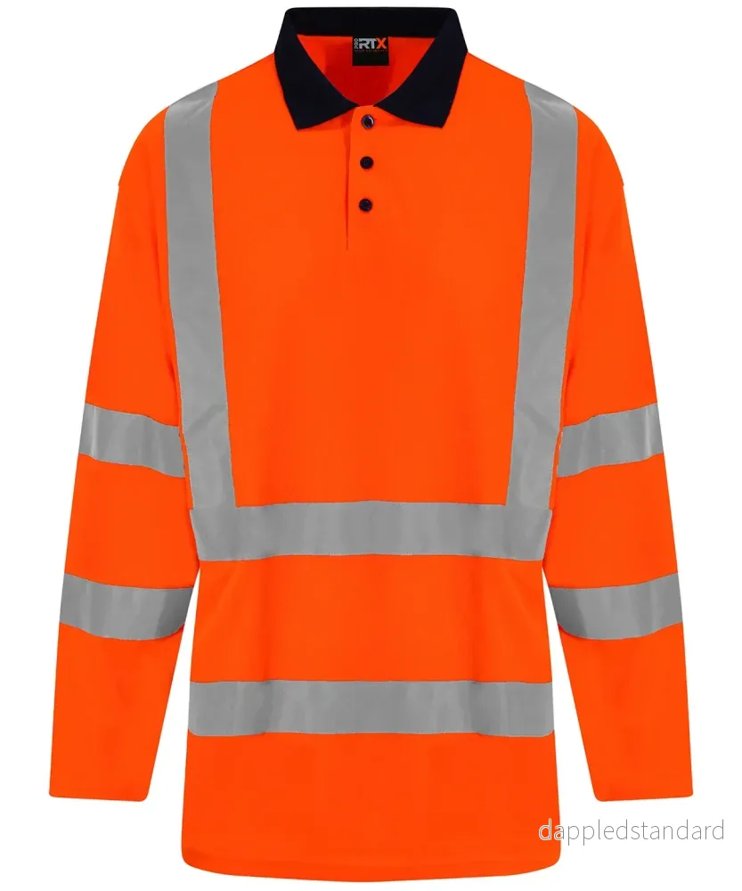 High Vis Long Sleeve Polo - Bild 2