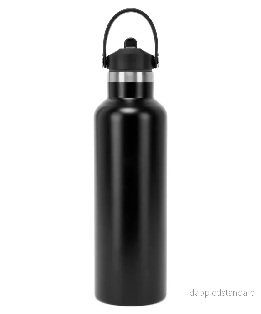 TriDri Vacuum sportvattenflaska med flip-up sugrör - Bild 2