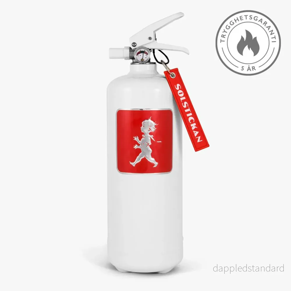 Fire Extinguisher 2kg White / Red - Bild 2
