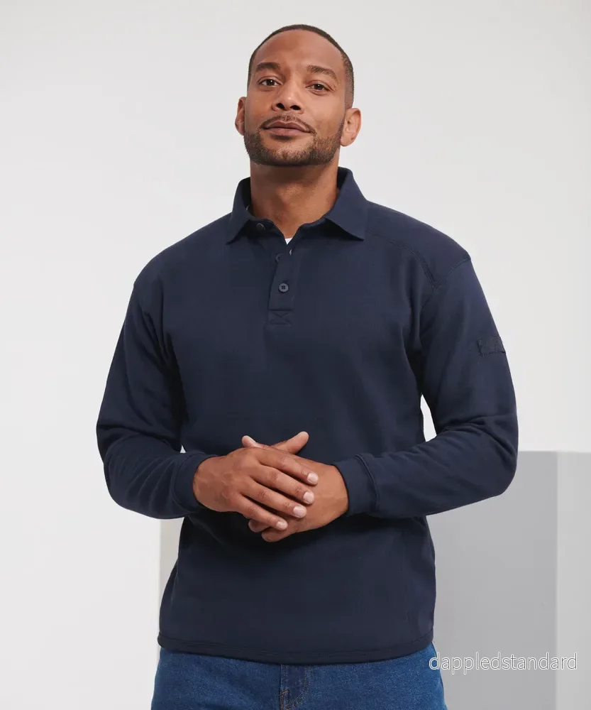Russell Europe - Sweatshirt med Kraftig Krage