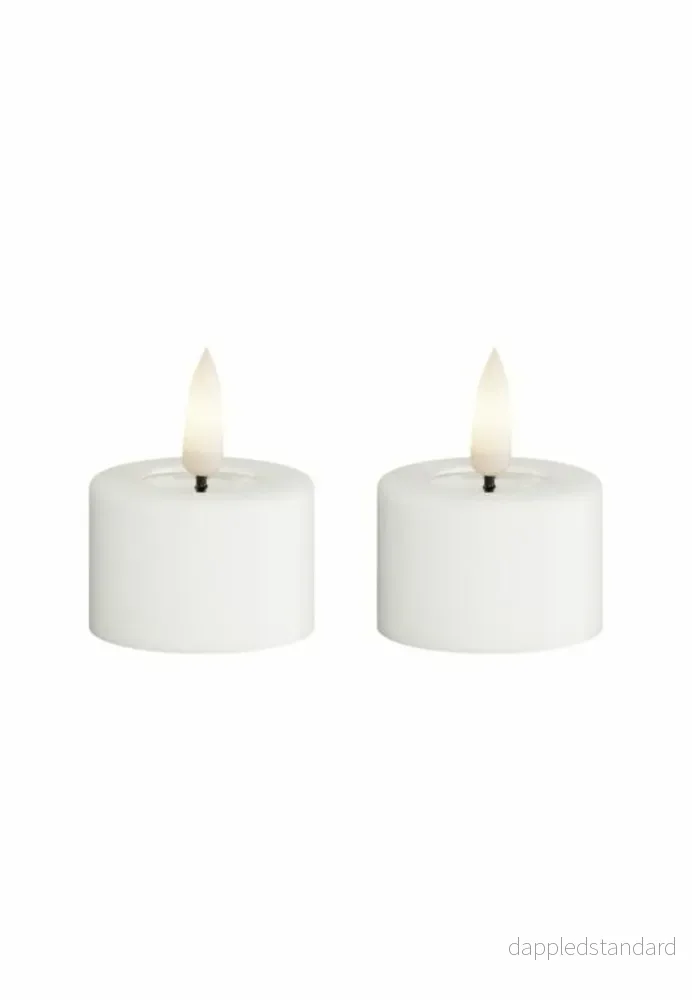 Värmeljus LED 2-Pack 4×5,5 cm