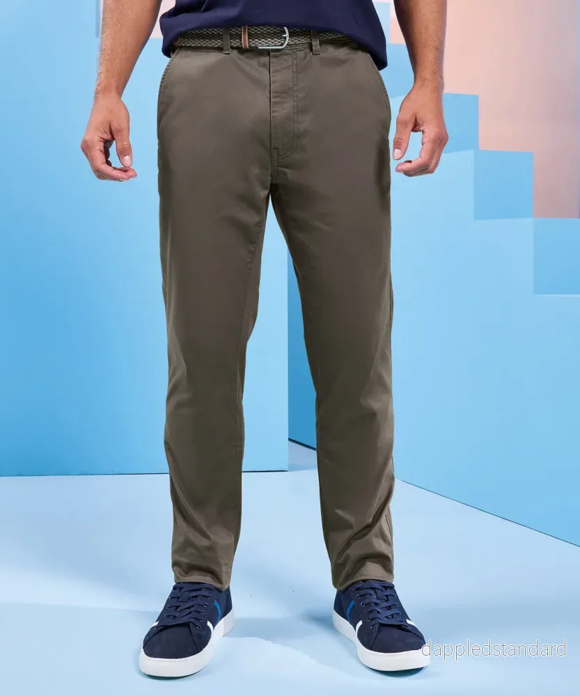 Klassisk chinos för herr Klassisk chinos för herr